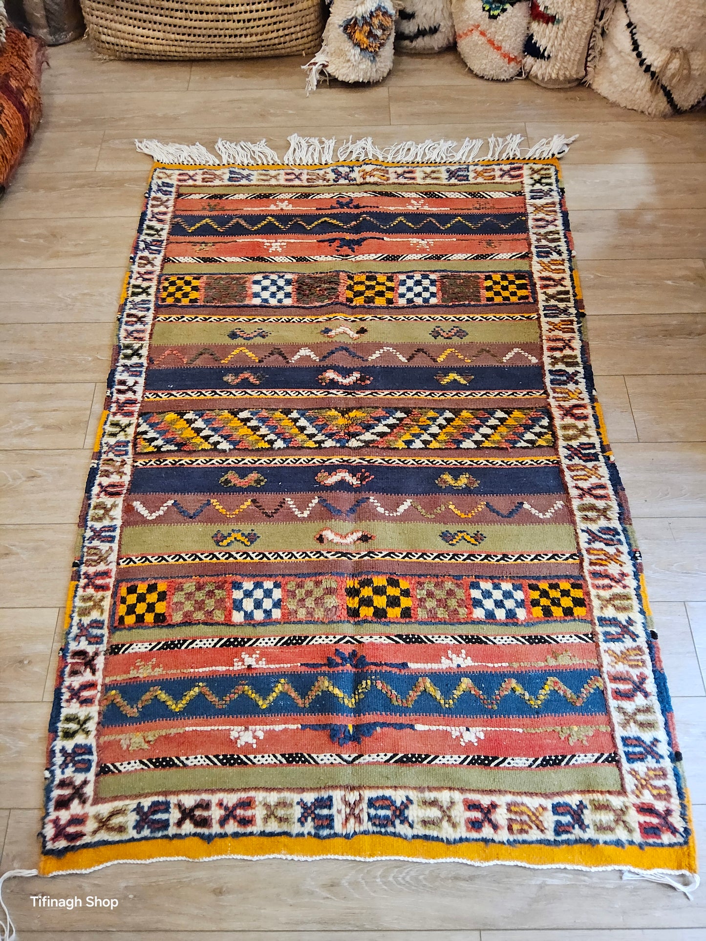 Tapis berbère - Kilim de Taznakht 1.72m x 1.13m