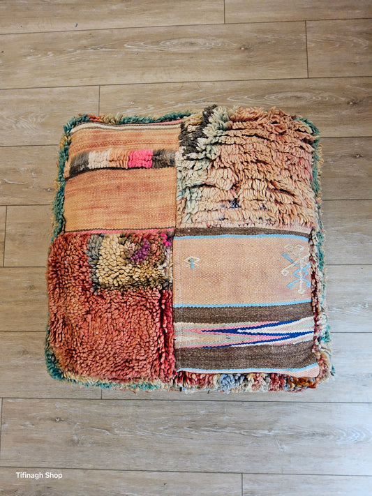 Pouf vintage patchwork