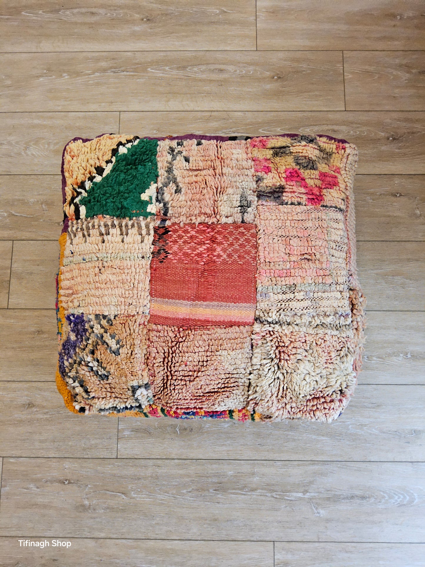 Pouf vintage patchwork