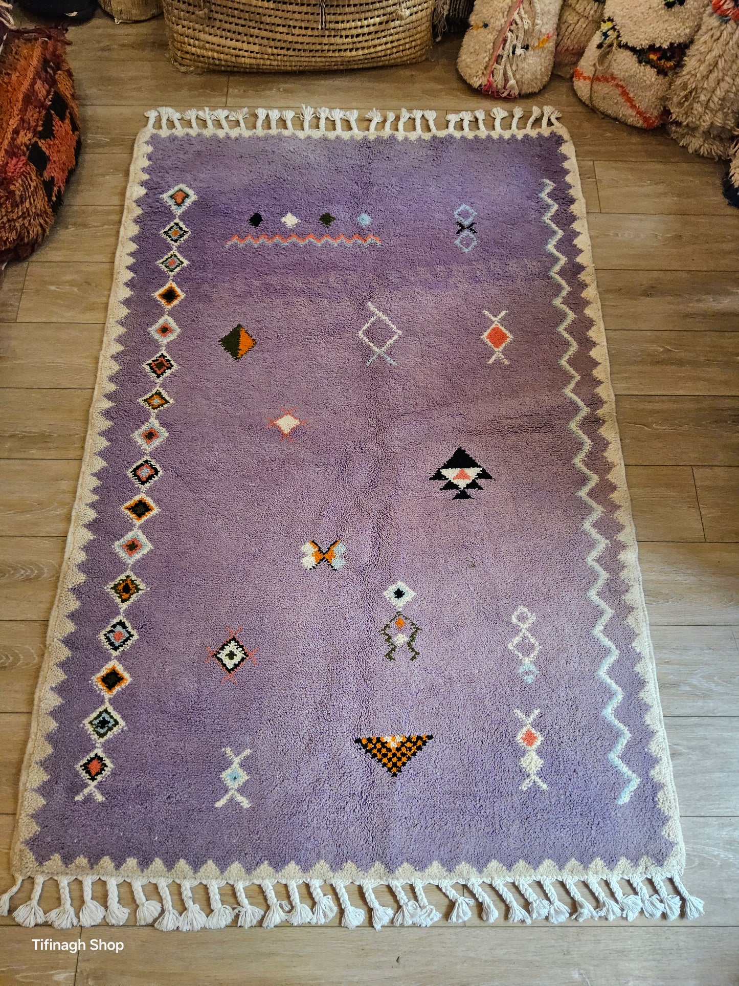 Tapis berbère - Poil court de Taznakht 1.81m x 1.20m