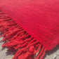 Tapis berbère - Beni M'rirt-Rouge vif- Disponible sur-mesure