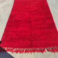 Tapis berbère - Beni M'rirt-Rouge vif- Disponible sur-mesure