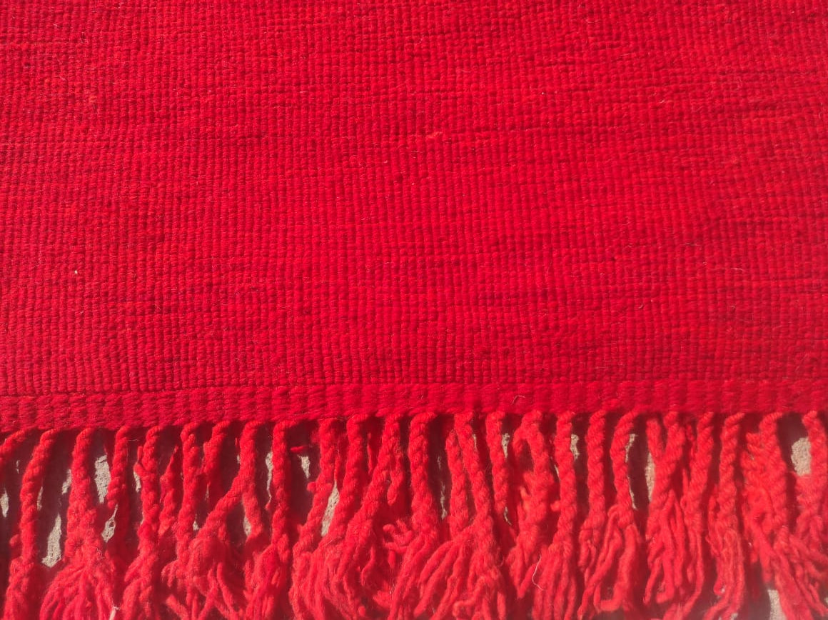 Tapis berbère - Beni M'rirt-Rouge vif- Disponible sur-mesure