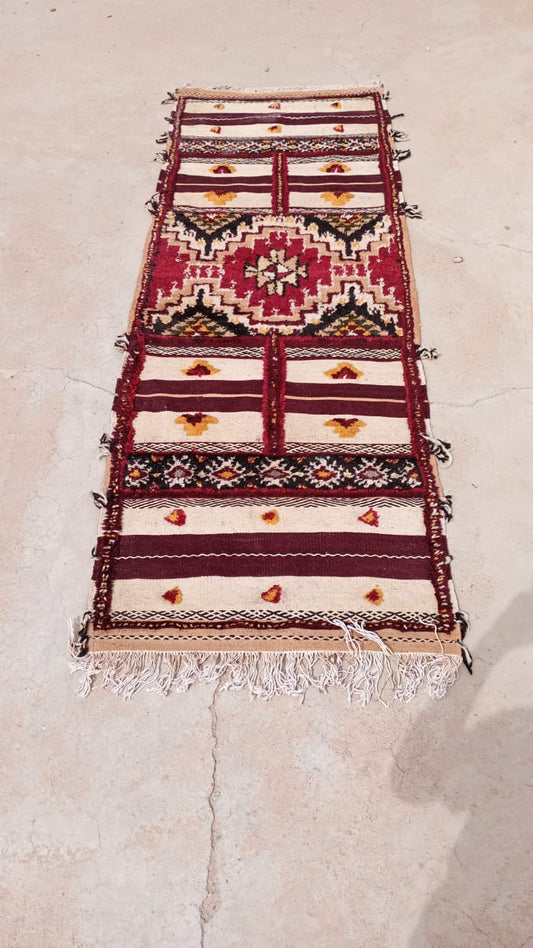 Tapis berbère - Kilim de Taznakht 2.05m x 0.81m Bientôt/Soon