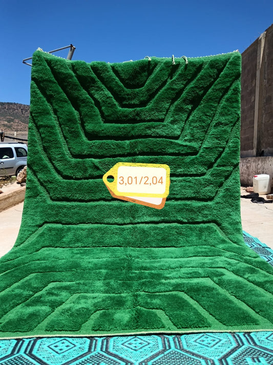 Tapis berbère - Beni M'rirt 3.01m x 2.04m (disponible ±12jours)