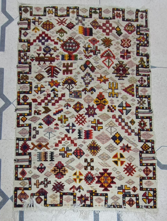 Tapis berbère - Kilim de Taznakht 3.12m x 1.97m Bientôt/Soon