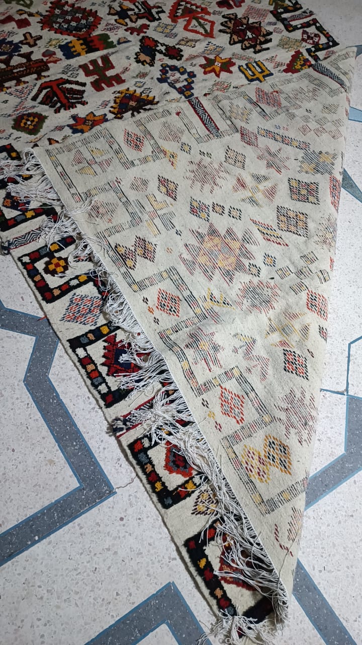 Tapis berbère - Kilim de Taznakht 3.12m x 1.97m Bientôt/Soon