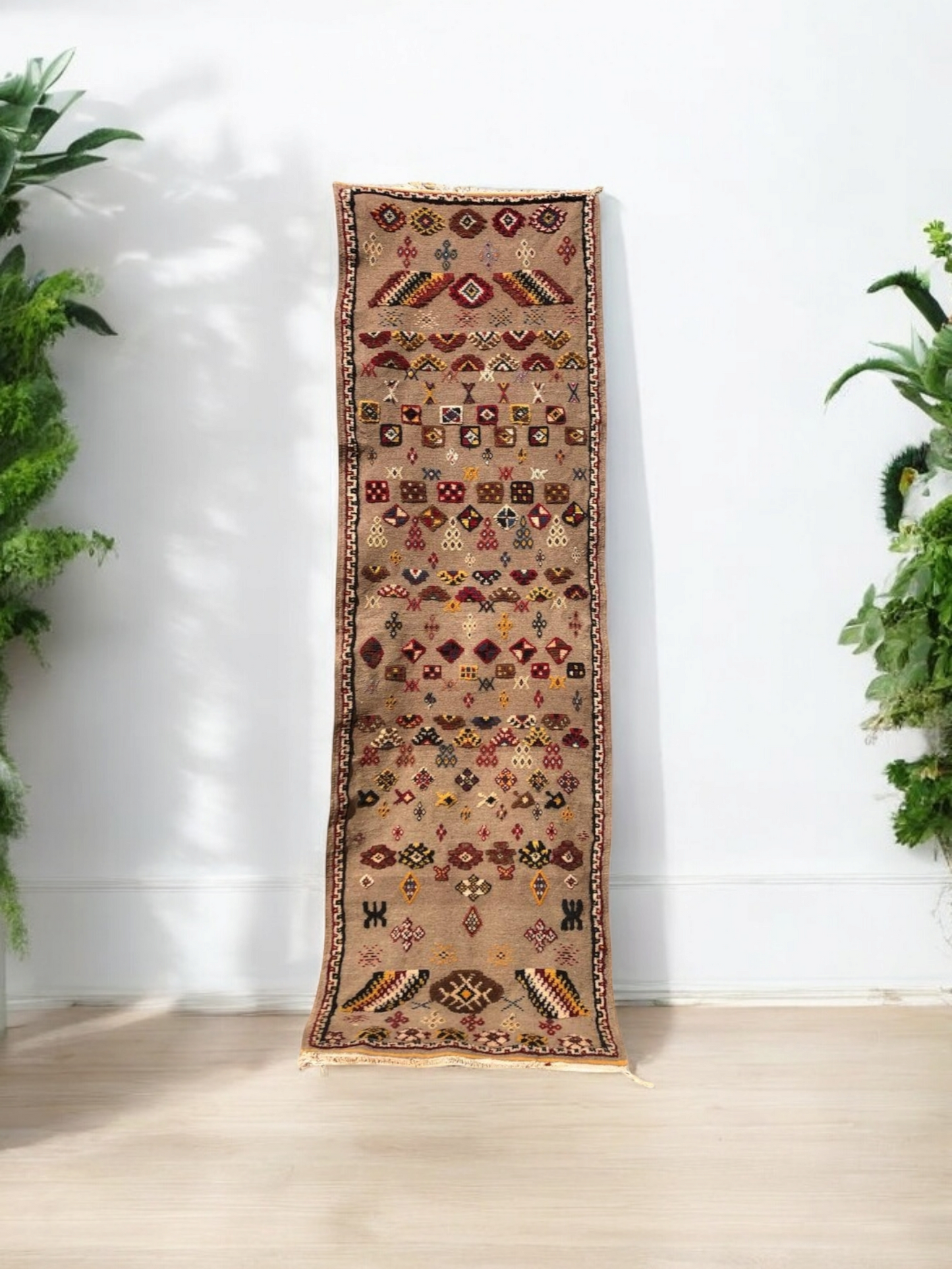 Tapis berbère - Kilim de Taznakht 2.55m x 0.77m