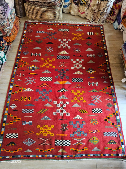 Tapis berbère - Kilim de Taznakht 2.46m x 1.62m