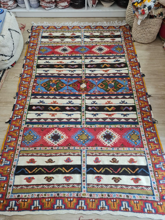 Tapis berbère - Kilim de Taznakht 2.40m x 1.45m VENDU