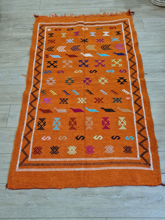 Tapis berbère - Kilim de Taznakht velours 1.52m x 0.94m