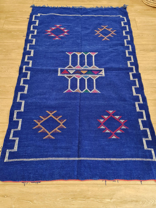 Tapis berbère - Kilim de Taznakht velours 1.54m x 0.95m VENDU